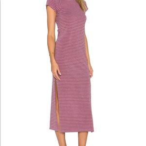 Anthropologie Sundry Slit Tee Dress